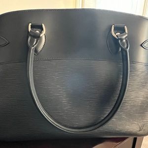 BRAND NEW (never used) LV Black Rpi Leather Passy Tote GM